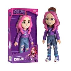 Boneca Katlen Dos Rosa Youtuber 25cm Vinil Articulada Baby Brink