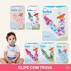 Prendedor De Chupeta Com Trava Clipe Buba Diversos