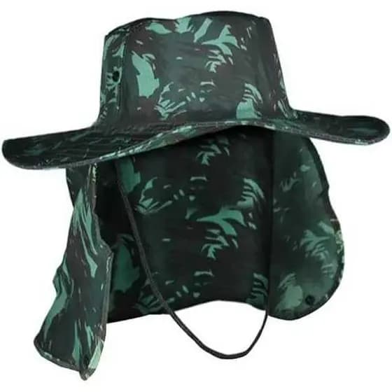 CHAPÉU COM PROTETOR CAMUFLADO OXFORD
