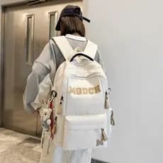 Mochila Casal Feminina Escolar Grande Capacidade Mochila De Coreana Universitária De Viagem Moda Casual Unissex