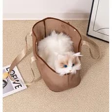 Bolsa Para Gatos Bolsa De Transporte Pet Gato Cachorro ，Pet viagem Compras Um Ombro Bolsa