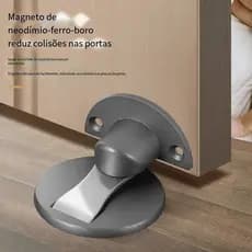 Kit 1/2/3 Batetor Fixador de Porta Magnético Adesivo Anti-colisão e silencioso