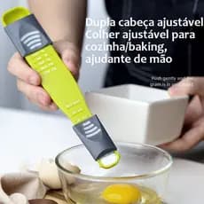 Colher Medidora Cozinha Ajustável Colher 0,5g À 13g 9 Medidas