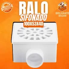 Ralo Sifonado Branco 100X53X40 - ONÇA