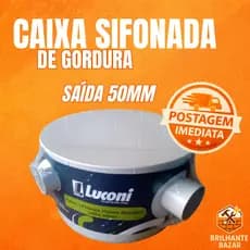 Caixa de Gordura 250mm x 50mm Caixa Econômica de Gordura