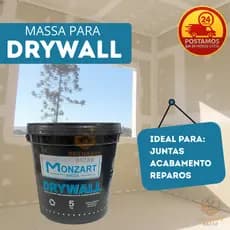 Massa Drywall Para Gesso e Reparos 5kg 15kg Massa Pronta Junta e Acabamento