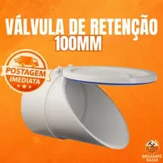 Válvula De Retenção Esgoto Ponta 100mm (4 Polegadas)
