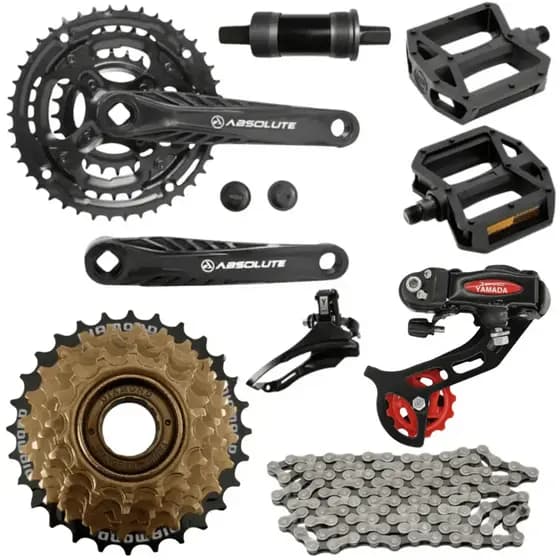 Kit Peças relação Para Bike 21v Aro 26 E 29 3x7v Mtb