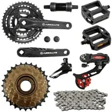 Kit Peças relação Para Bike 21v Aro 26 E 29 3x7v Mtb