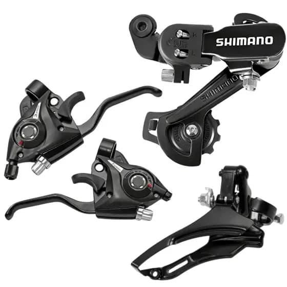 Kit Marcha para bicicleta Aro 26 E 29 Cambio Shimano + Passador 21v