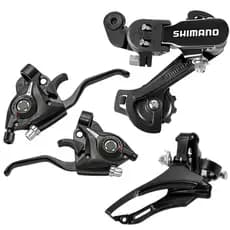 Kit Marcha para bicicleta Aro 26 E 29 Cambio Shimano + Passador 21v