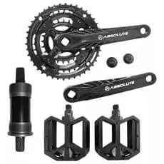 Pedivela Bicicleta 42d Absolute + Movimento Central E Pedal Plataforma