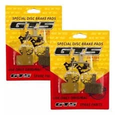 2 Pares Pastilha Freio A Disco GTS  Compatível Shimano Mt200/m375/m445