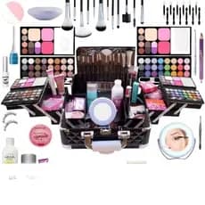 kit de maquiagem skin care e acessorios com 20 itens,(obs não acompanha a maleta)