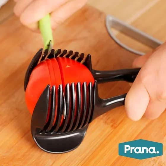 fatiador de legumes Cortador PinçaLegumes Frutas Cebola Cozinha Multiuso Corte Prana Promoção