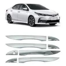 Kit Aplique Cromado Capa Das Maçaneta Corolla 2015 Até 2019