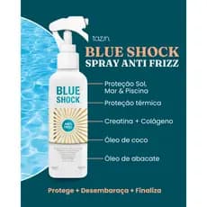Protetor Térmico Capilar, Spray Anti Frizz Pré pós sol  Protege do sol, mar e piscina Termoativado  Ação desembaraçante