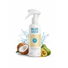KIT ANTI FRIZZ BLUE SHOCK + SÉRUM PRÉ-TREINO | CABELOS PROTEGIDOS NO TREINO COM PROTEÇÃO UV + BRILHO E CUIDADO CAPILAR
