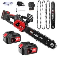 Moto Serra Elétrica 12/6 Polegadas Potente 1200W Brushless Com 2 Baterias