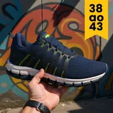 Tênis Esportivo Masculino 34 ao 45 Confortável Corrida Treino Academia Pronta Entrega