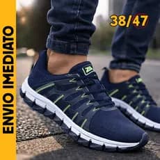 Tênis Esportivo Masculino Feminino 34 ao 45 Leve e Confortável Corrida Caminhada Academia