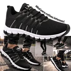 Tênis Esportivo Corrida Treino Caminhada Academia Masculino Feminino 34 a 45 Super Leve e Macio