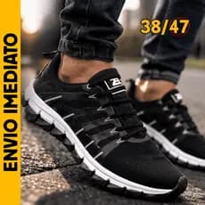 Tênis Esportivo Unissex Corrida Caminhada Academia 34 ao 45 Leve Flexível Promoção Pronta Entrega