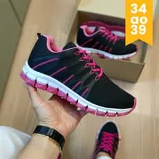 Tênis Feminino Esportivo Academia Corrida Caminhada Leve Confortável e Resistente Envio Rápido