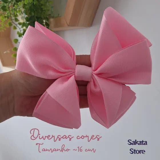 Laço De Cabelo Boutique Luxo Menina Infantil Adulto Grande