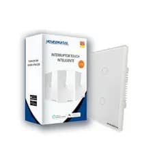 Interruptor Wi-fi Inteligente Nova Digital 2 Botões Original Branco ou Preto compatível com Alexa