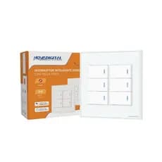 Interruptor Nova Digital Zigbee 4x4 com 6 Botões Físicos Inteligentes Alexa e Google - Original