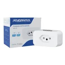 Tomada Inteligente Wifi 10A Novadigital com Medidor Consumo Alexa Google