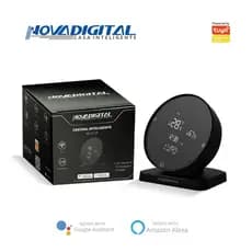 Central Inteligente Wi-fi Novadigital Ir + Sensor De Temperatura E Umidade Infravermelho Alexa