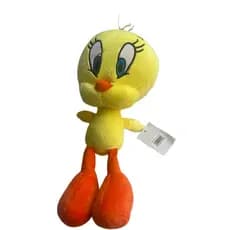 Piu Piu Pelúcia Looney Tunes Boneco Infantil Amarelo com 30cm