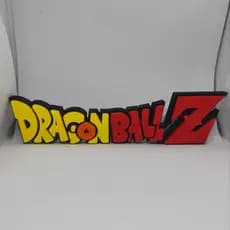 Letreiro Decorativo Estilo Anime Dragon Ball 3D – Placa Geek para Quarto ou Setup