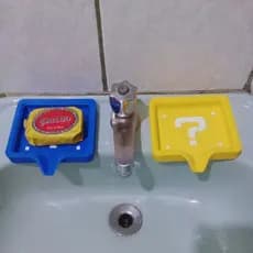 Saboneteira Geek Criativa Bloco Mario – Porta Sabonete Ideal para Banheiros e Cozinha