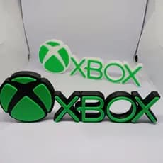 Letreiro Xbox 3D Logo Gamer – Decoração para Setup, Quarto Geek, Estante, Mesa e Coleção