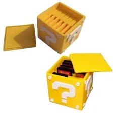 Porta Jogos Nintendo Switch Caixa Super Mario – Impressão 3D | Estojo Criativo Geek Gamer