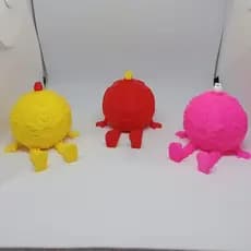 Bolas de Natal 3D com Perninhas Articuladas – Enfeite Para Árvores de natal