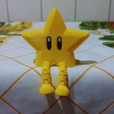 Estrela de Natal Articulada 3D  Enfeite Natalino Criativo e Divertido