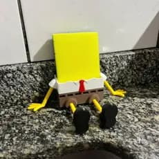 Suporte Bob Esponja – Organize Sua Pia com suporte de esponja