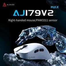 AJAZZ AJ179 v2 MAX Wireless Gaming e-Sport 1K Taxa De Poluagem Design Leve Sensor Ergonômico PAW3311