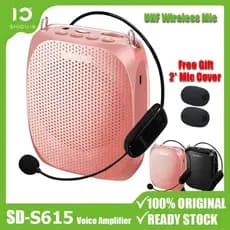 Amplificador Sem Fio SHIDU S615 UHF para Professores e Guias AltoFalante Portátil de Alta Potência