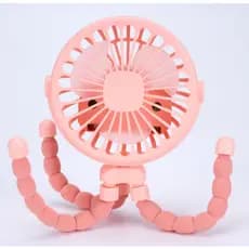 Ventilador Portátil Octopus Design Versátil Operação Silenciosa Bateria Recarregável Longa Duração