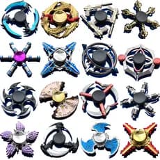 Centenas de Modelos King of Glory Metal Fidget Spinner Fortaleza Alloy Fidget Spinner PUBG Alívio de Estresse