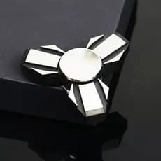 Fidget Spinner Deformação de Aço Inoxidável EDC Dedo Spinner Ferramenta Prática de Descompressão