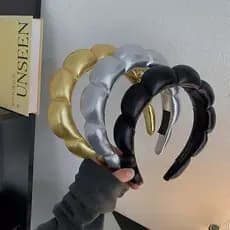 Bandas de Esponja Nuvem Colorida Minimalista para Cabelos Femininos Pacote de Temperamento Inverno Outono