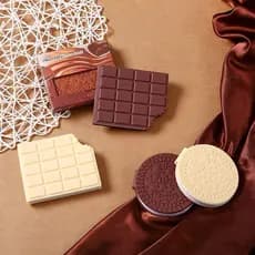 Bloco Formato Barra De Chocolate Anotações Com Cheirinho De Chocolate 80 Folhas Papelaria Fofa