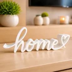 Letreiro Home Decorativo Minimalista Para Sala e Quarto
