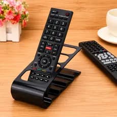Suporte Porta Controle Remoto TV Ar Condicionado Organizador 4 Divisórias Sala Quarto